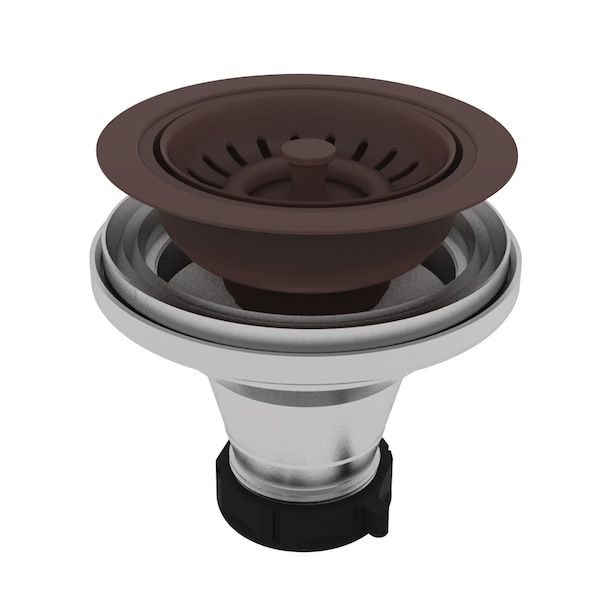 Brasstech Large Basket Strainer Set in Oil Rubbed Bronze 122/10B Zoro